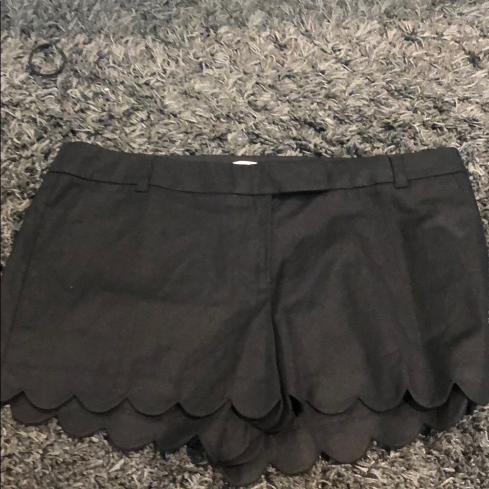 Jcrew ruffle shorts